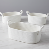 Nursery Storage 3 piece Set in White