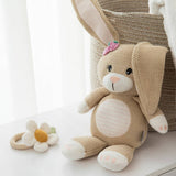 Living Textiles - Daisy Teething Ring Rattle - Whimsical Wonderland