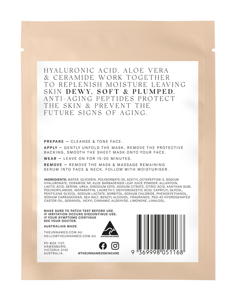 The Unnamed - Hydrating & Anti-Aging Sheet Mask