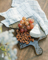 Creative Women Australia - Hammered Glass Square Serving Board: SMOKE