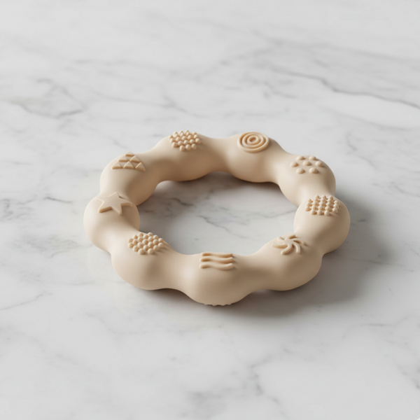 Teething Ring Beige