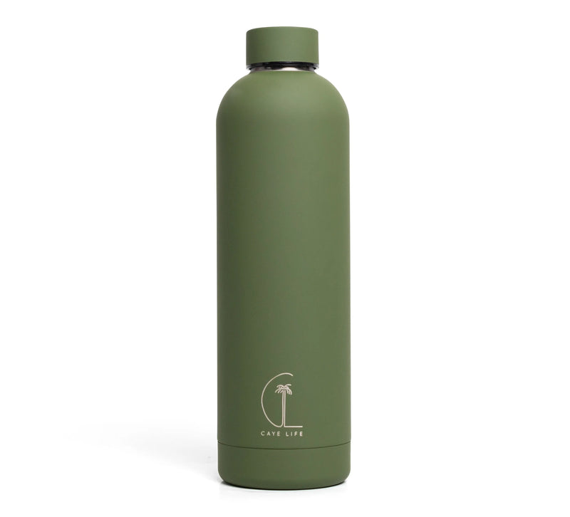 Galapagos | 750ml Water Bottle | Matte Green