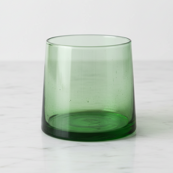Tumbler Glass Green Two Streets Over Gifts