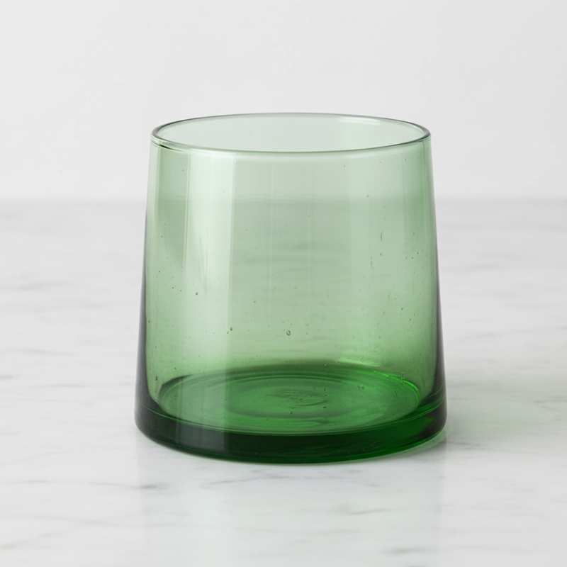 Tumbler Glass Green Two Streets Over Gifts