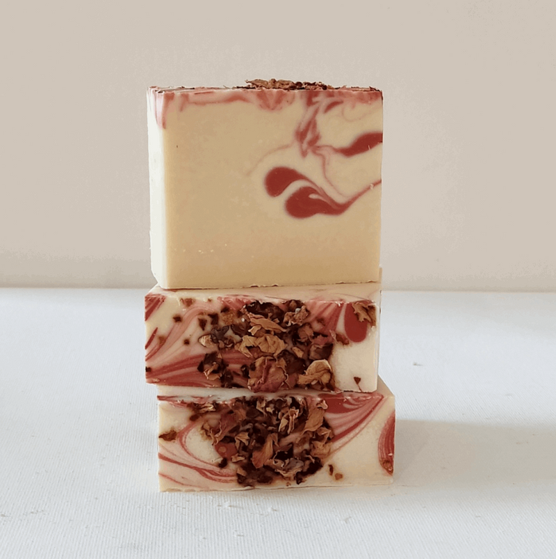 Flora's Soaps and Oils - GOAT'S MILK AND ROSE GERANIUM SOAP