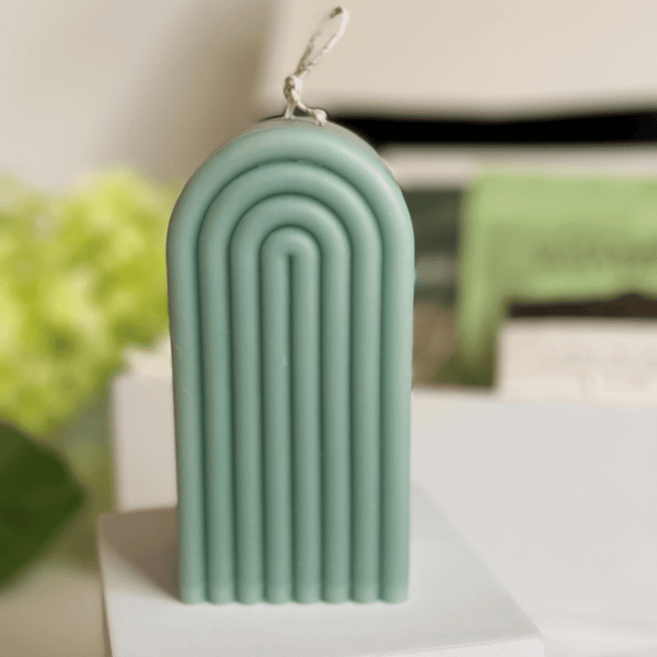 Gabel & Teller - Arch Candle Green