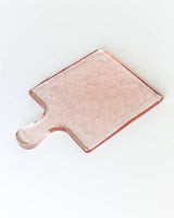 Creative Women Australia - Hammered Glass Square Serving Board: SMOKE