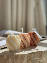 CandlesCo Australia - Twirl Candle: Nude / Unscented