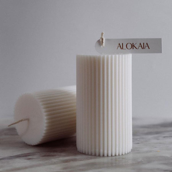 Alokaia - Roma Column Short Candle - Twostreetsover