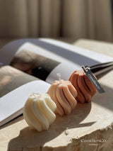 CandlesCo Australia - Twirl Candle: Nude / Unscented