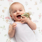 Living Textiles - Daisy Teething Ring Rattle - Whimsical Wonderland