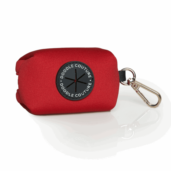 Doodle Couture - The Waste Bag Holder Red
