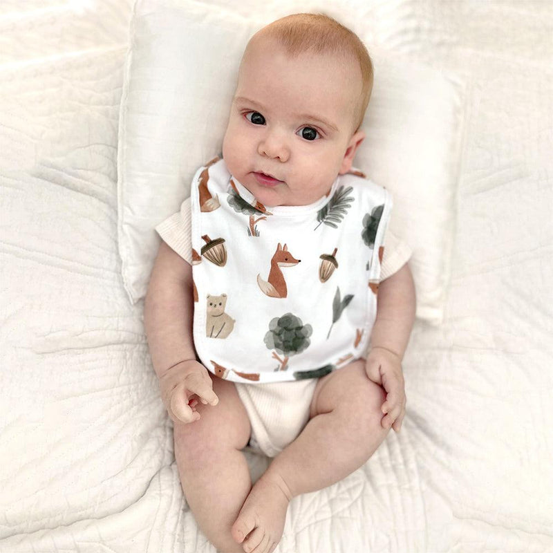 Living Textiles - Baby Bibs Forest Retreat 2pk - Twostreetsover