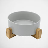 Louie Living - Ceramic Pet Bowl With Stand - Twostreetsover