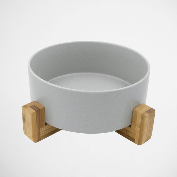 Louie Living - Ceramic Pet Bowl With Stand - Twostreetsover