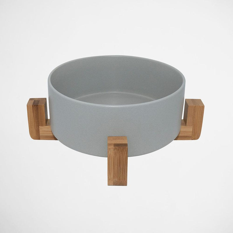 Louie Living - Ceramic Pet Bowl With Stand - Twostreetsover