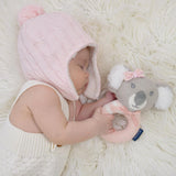 The Living Textiles - Knitted Rattle Chloe the Koala - Twostreetsover
