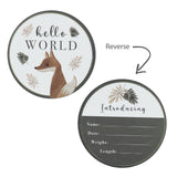 The Living Textiles - Newborn Gift Set Olive spots - Twostreetsover