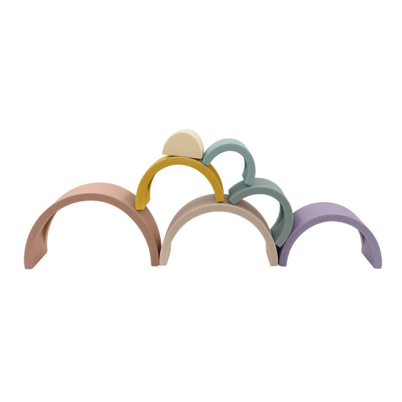 The Living Textiles - Silicone Rainbow Puzzle Rose - Twostreetsover