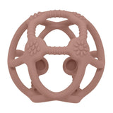 The Living Textiles - Silicone Teething Ball Rose - Twostreetsover