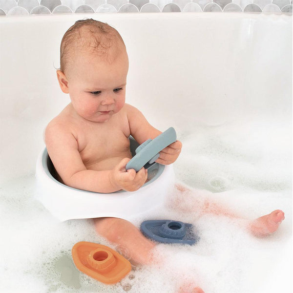 The Living Textiles - Silicone Tub Time Tug Boats 3pk - Twostreetsover