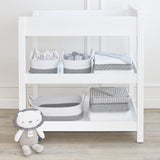 The Living Textiles - Storage Set Grey White 3pces - Twostreetsover