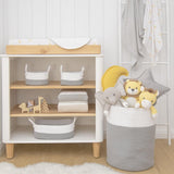 The Living Textiles - Storage Set Grey White 3pces - Twostreetsover