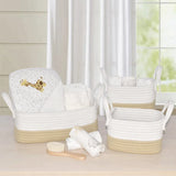 The Living Textiles - Storage Set Natural White 3pces - Twostreetsover
