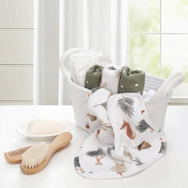 The Living Textiles - Wash Cloths Forest Retreat 4pk - Twostreetsover